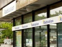 Radstation von Außen