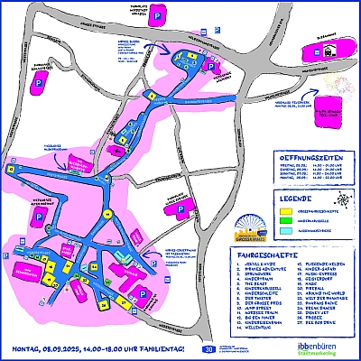 Lageplan Kirmes