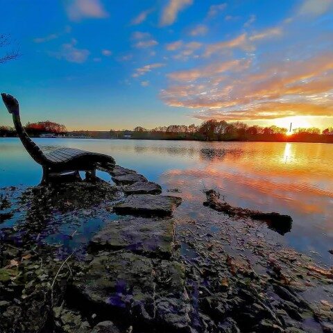 Sonnenuntergang am Aasee