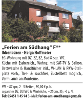 Ferien am Südhang mit Beschreibung