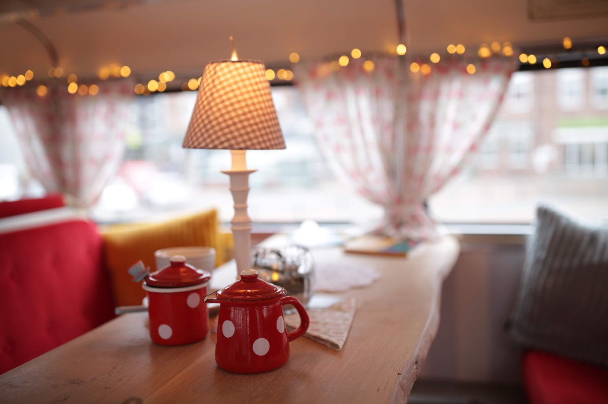 Liebevolle Details im Doppelleckerbus