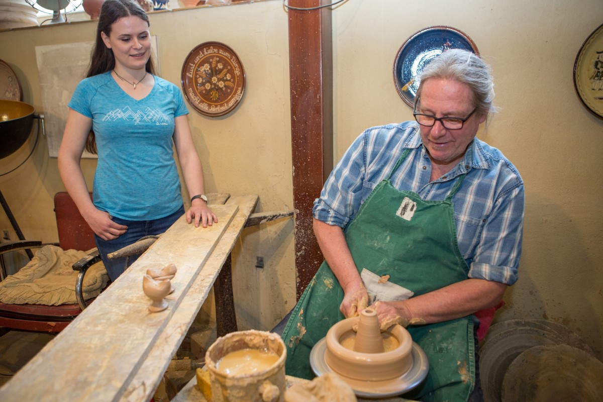 Töpfermeister Bernd Niehenke
