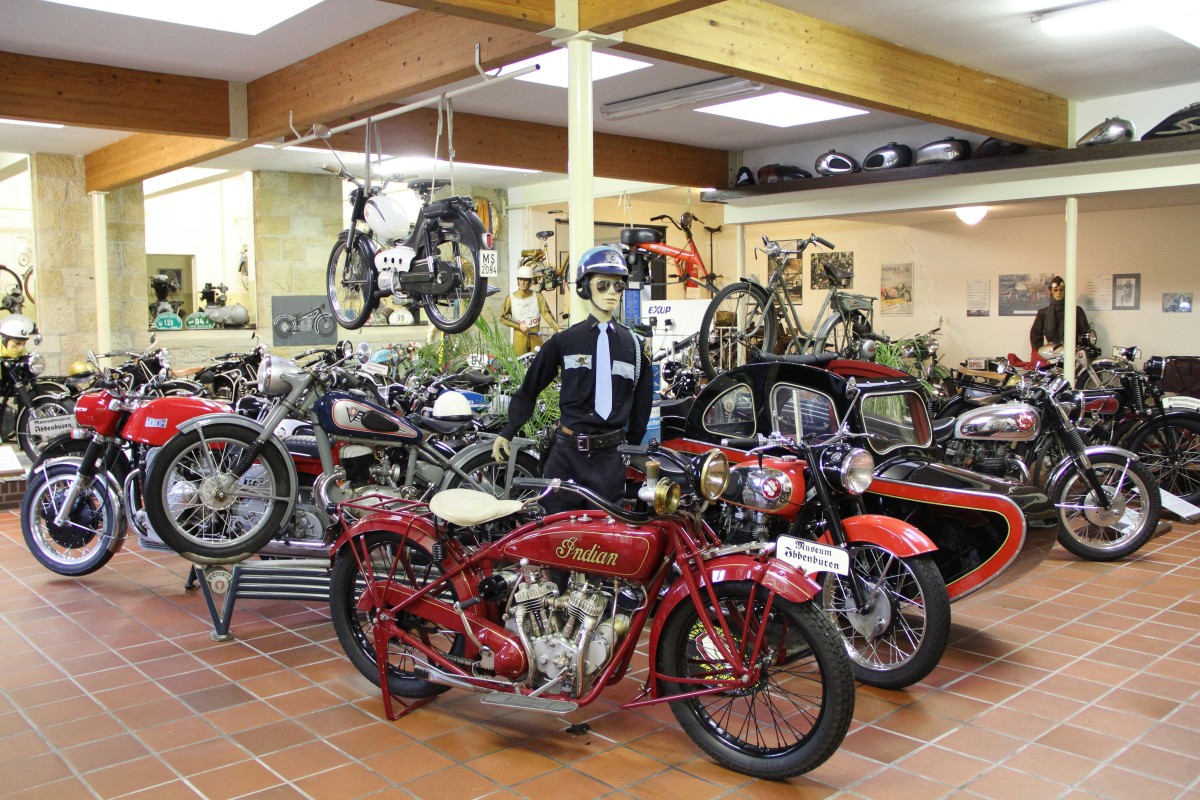 Exponate des Motorradmuseums