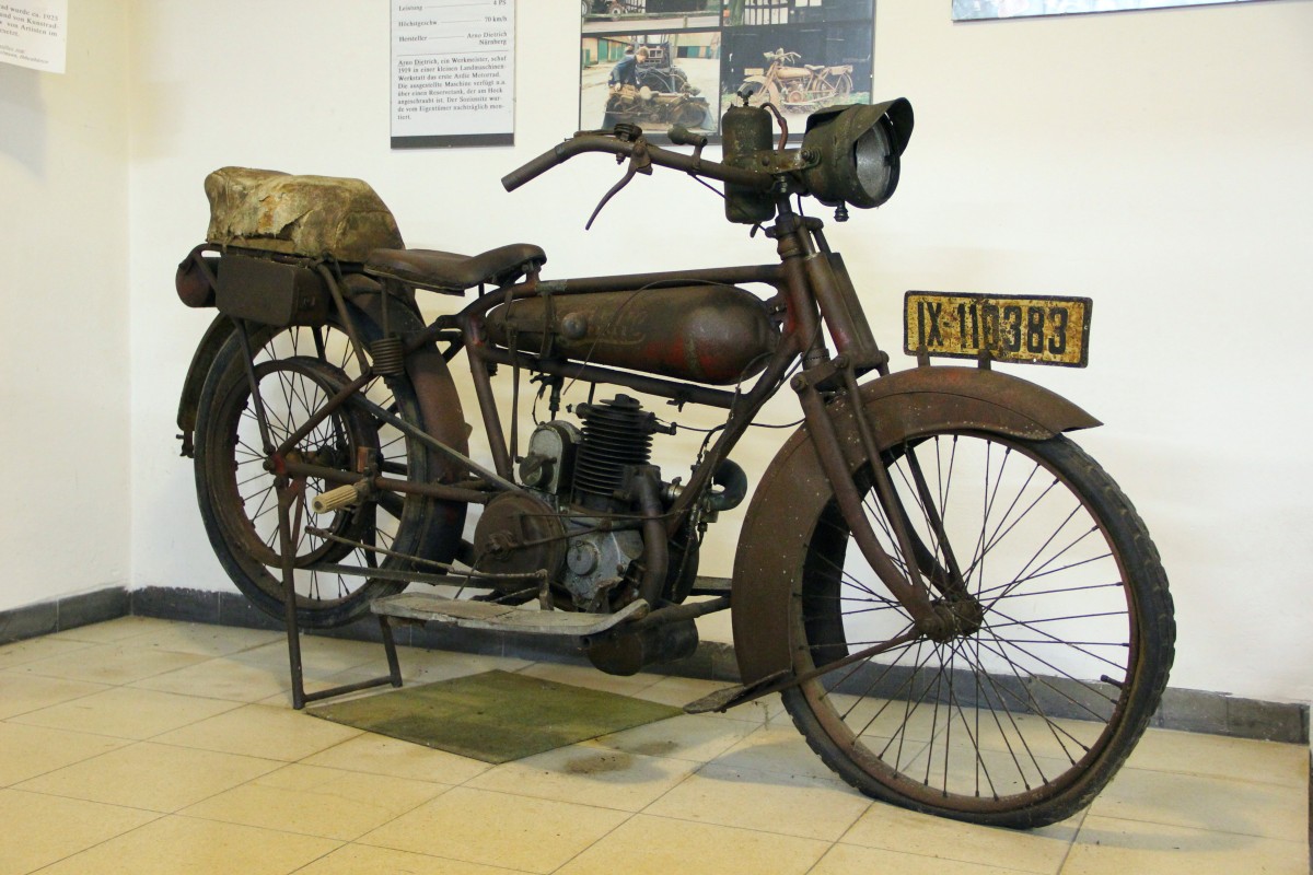 Historisches Motorrad