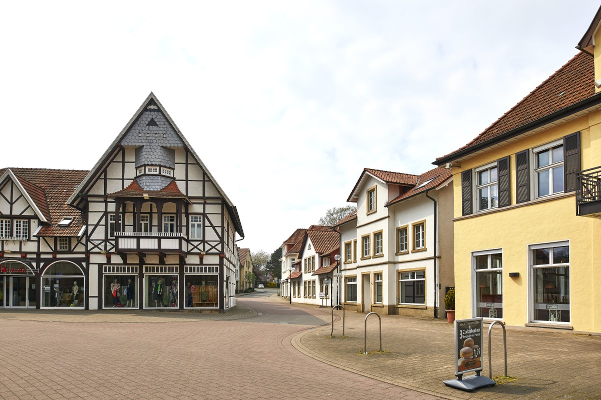 Fachwerk im Ortskern von Mettingen