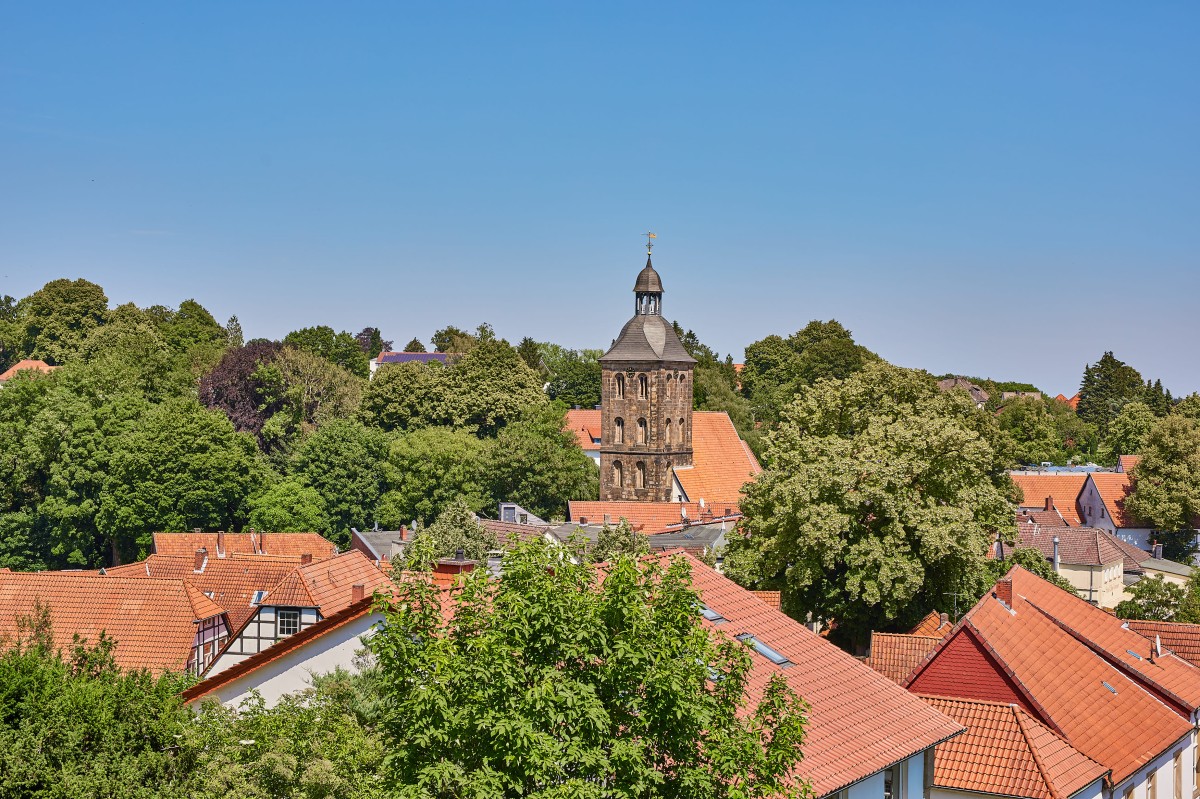Der Kirchturm überragt Tecklenburg