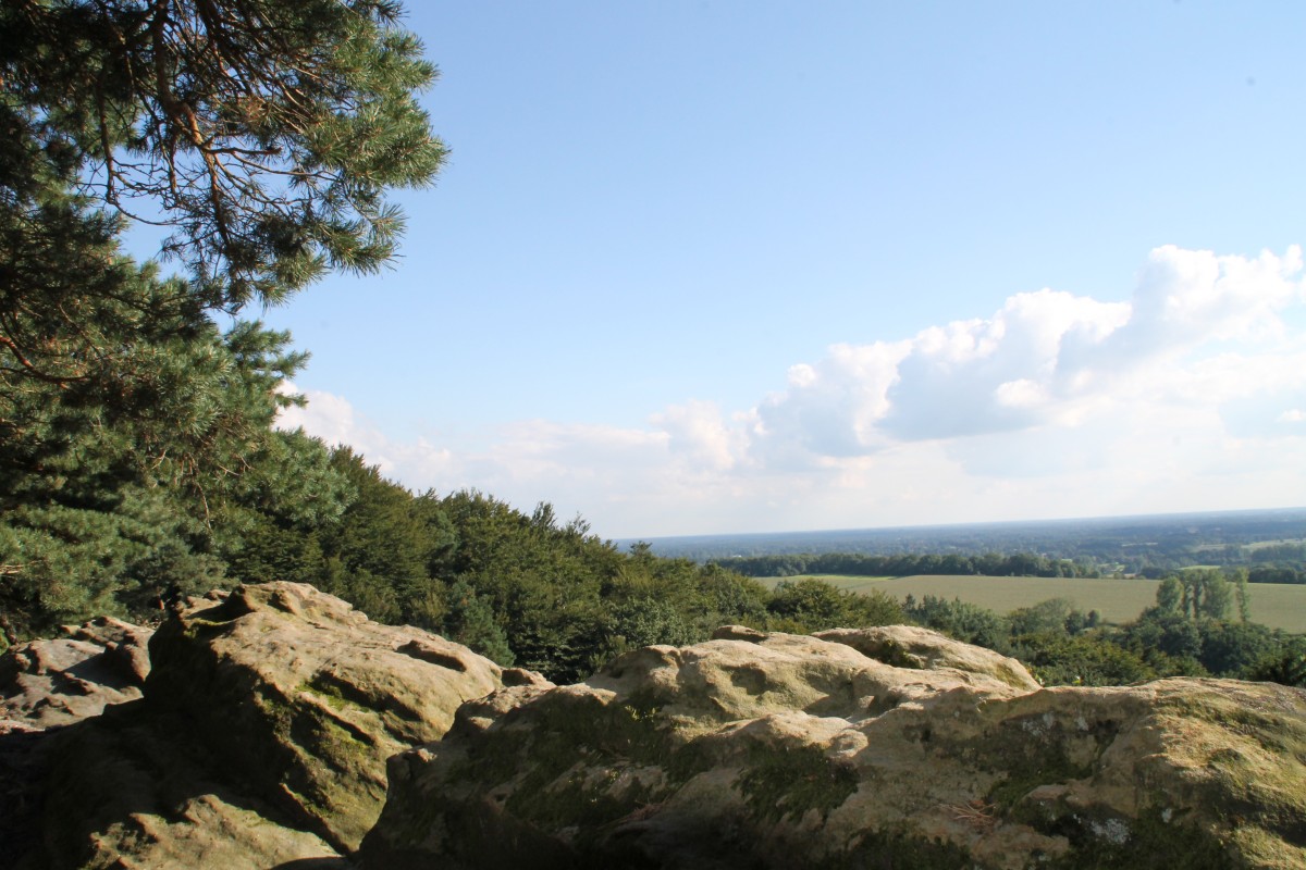Blick vom Plisseefelsen