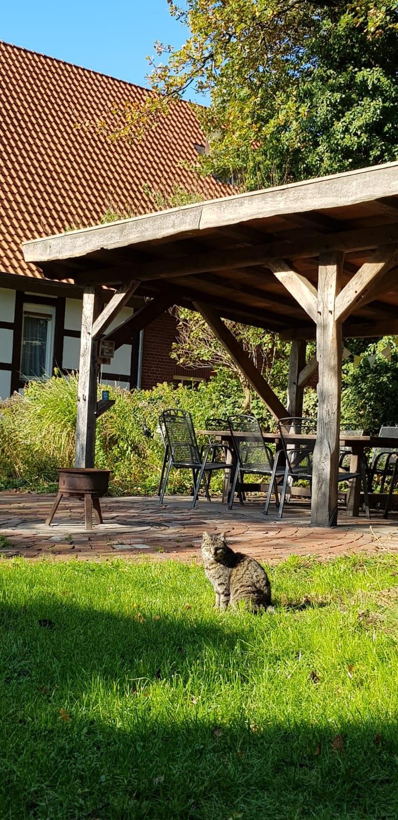Terrasse am Bauernhaus