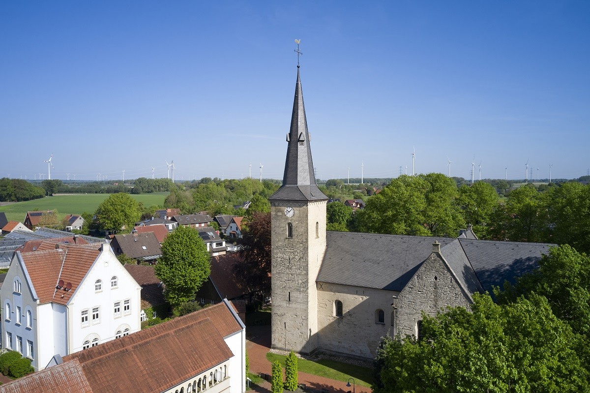 Luftaufnahme von Asbeck